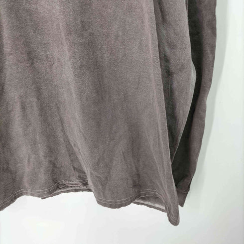 アンセルム ANCELLM EMBROIDERY DYED LS T-SHIRT ロンT メンズ