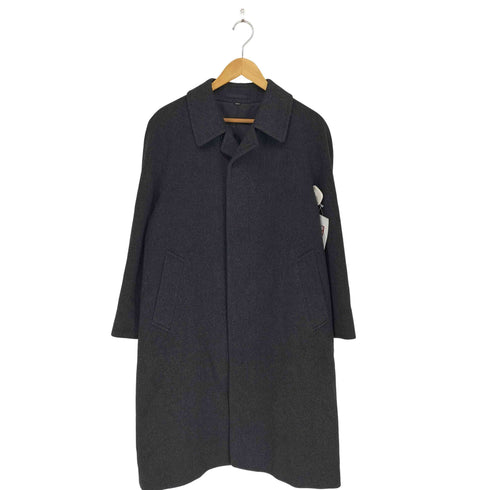 CERDIK pure cashmere カシミヤ100 比翼 ステンカラーコート メンズ 90A4