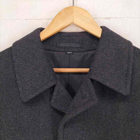 CERDIK pure cashmere カシミヤ100 比翼 ステンカラーコート メンズ 90A4