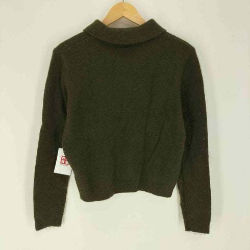 ザラ ZARA ナイロン混 ウール プルオーバー ニットポロ セーター レディース import:L