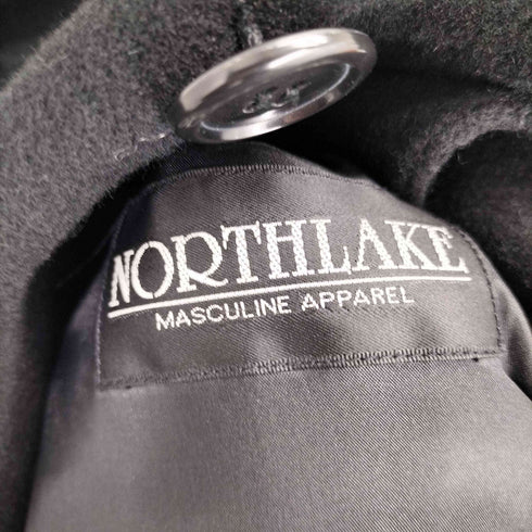 NORTHLAKE カシミヤ混 3ボタン テーラードステンカラーコート メンズ import:M