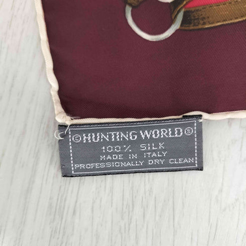 ハンティングワールド HUNTING WORLD シルク100総柄スカーフ レディース