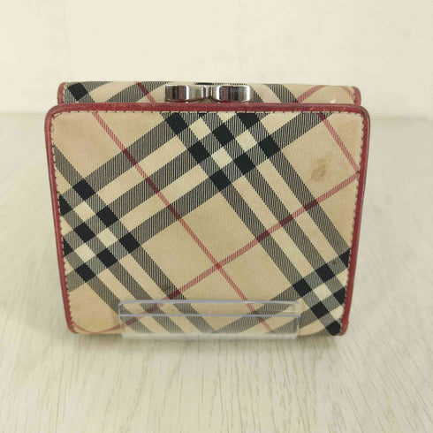 バーバリーブルーレーベル BURBERRY BLUE LABEL ノバチェック三つ折り財布 レディース
