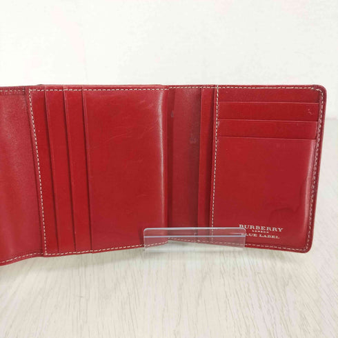 バーバリーブルーレーベル BURBERRY BLUE LABEL ノバチェック三つ折り財布 レディース