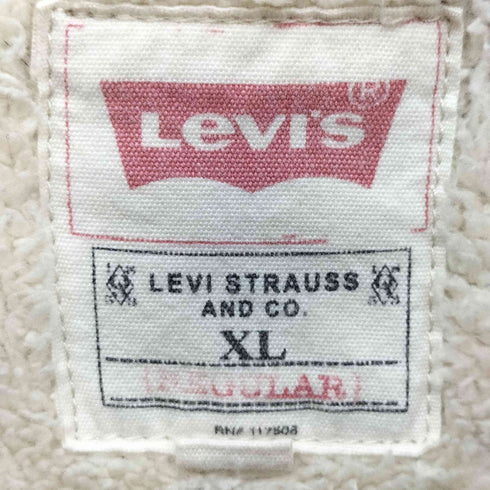 リーバイス Levis 00S 裏地ボア リップストップ シャツ ジャケット メンズ import:XL
