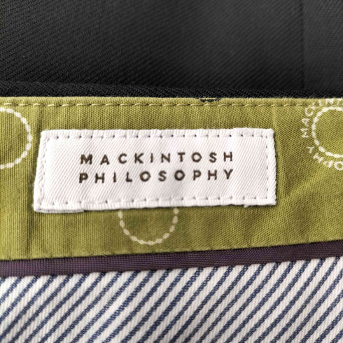マッキントッシュフィロソフィー MACKINTOSH PHILOSOPHY 日本製 ウール テーパード スラックス メンズ FR:40-44