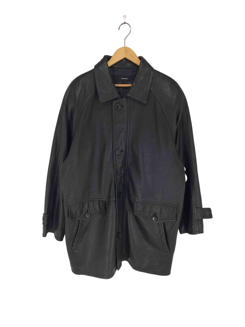 COGGIOLA lamb leather ラムレザー レザーコート メンズ import:L