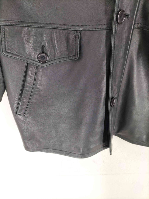 COGGIOLA lamb leather ラムレザー レザーコート メンズ import:L