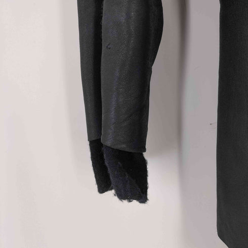 ISAAC SELLAM DEER SKINレザーコート レディース JPN:36