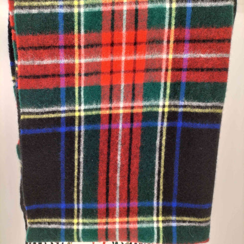 スコティッシュトラディション scottish tradition ウールアンゴラ タータンチェック マフラー メンズ