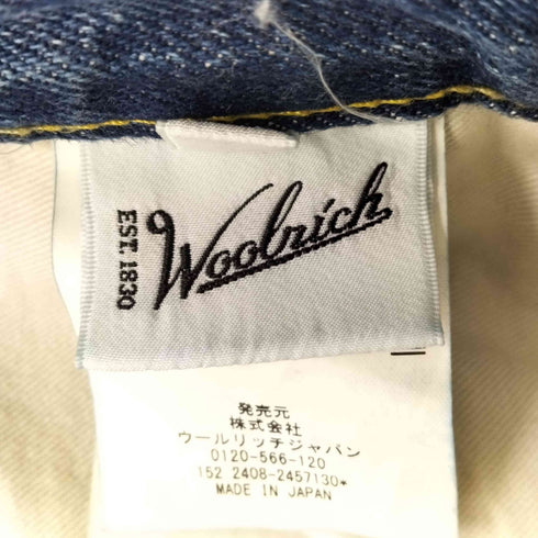 ウールリッチ WOOLRICH セルビッジ デニム ファイブポケット パンツ メンズ JPN:M
