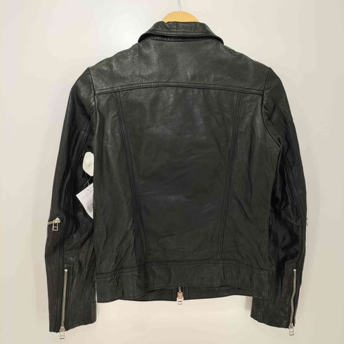 ビームスボーイ BEAMS BOY ピッグレザージャケット 襟付き ジップ レディース