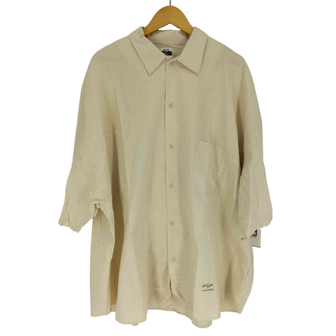 ジャーナルスタンダードレリューム JOURNAL STANDARD relume 21SS ARMY TWILL リネン オーバーサイズ S/S シャツ メンズ XXXL