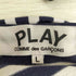 プレイコムデギャルソン PLAY COMME des GARCONS ロゴ刺繍 ボーダー長袖カットソー メンズ JPN:L
