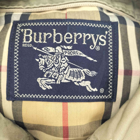 バーバリーズ BURBERRYS 裏地ノバ 比翼 ステンカラーコート メンズ 165