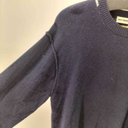 アニヤハインドマーチ ANYA HINDMARCH プレミアムラムクルーネックセーター レディース import:M