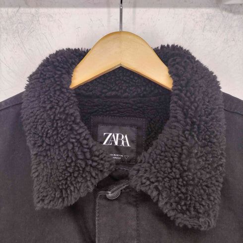 ザラ ZARA ボアランチジャケット メンズ import:XL