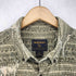 ウールリッチ WOOLRICH 00S アニマル柄 ボタンダウン ネルシャツ メンズ import:XL