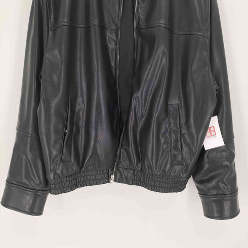 ザラ ZARA 24SS ZARA フェイクレザー ボンバージャケット メンズ import:L