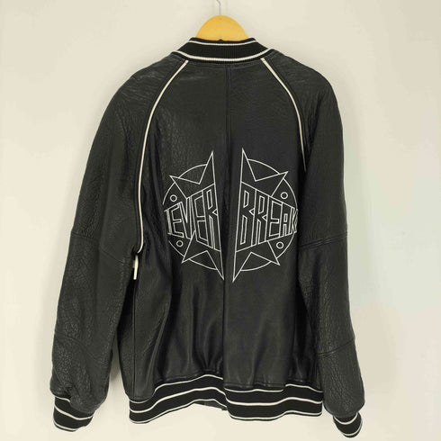 ザラ ZARA バッファローレザー 本革 牛革 レザージャケット スタジャン メンズ import:XL