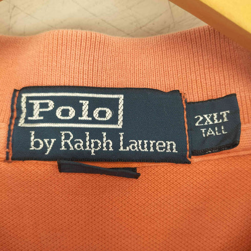 ポロバイラルフローレン Polo by RALPH LAUREN ポニー刺繍 ポロシャツ メンズ 2XL TALL