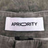 APRIORITY ヴィンテージ加工 裾ジップ カーゴパンツ レディース JPN:S