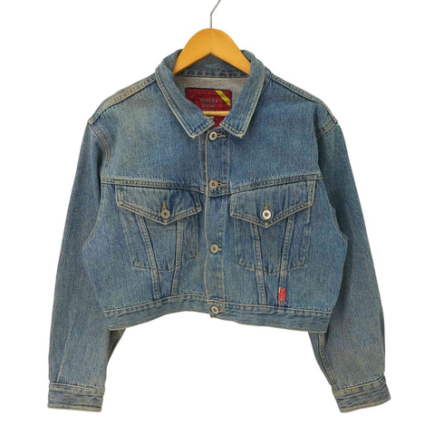 Modern Basic File Crop Jacket デニム クロップド トラッカージャケット デニムジャケット レディース FREE