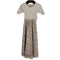 プロポーションバイボディードレッシング PROPORTION BODY DRESSING チュールフラワーニットドッキングワンピース レディース import:S
