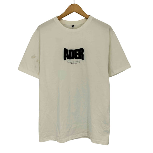 アダーエラー ADER error ADER ORIGIN ロゴ刺繍 クルーネック Tシャツ メンズ A1