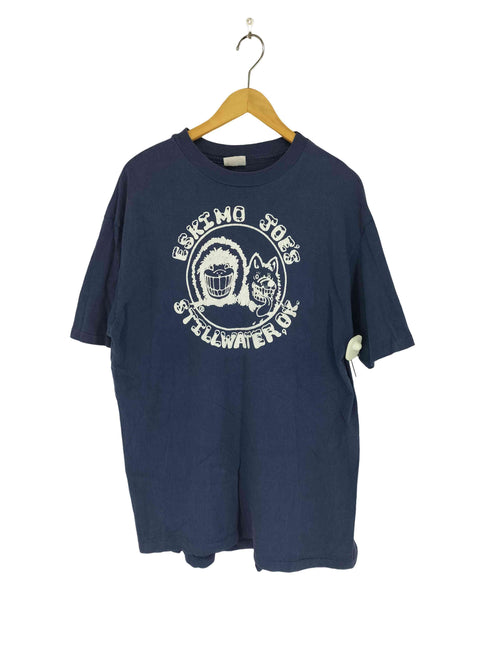 ヘインズ Hanes 90s USA製 袖裾シングル 両面プリントクルーネックTシャツ メンズ XXL