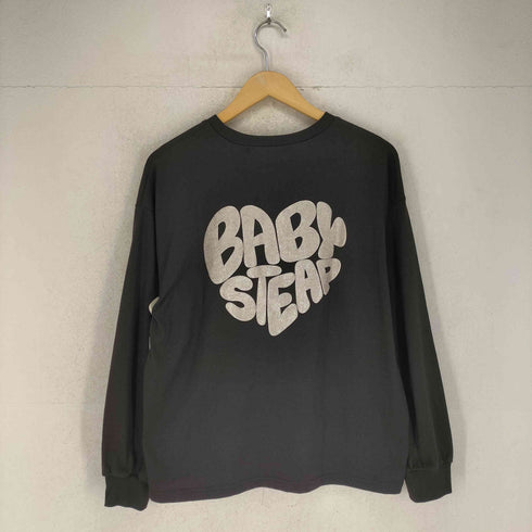SPRAY PREMIUM 刺繍&発砲プリントクルーネックL/S Tシャツ レディース M
