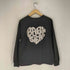 SPRAY PREMIUM 刺繍&発砲プリントクルーネックL/S Tシャツ レディース M