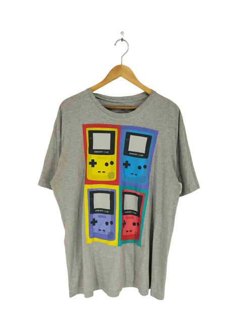 フロントプリントゲームTシャツ メンズ 2XL