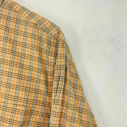 バーバリーロンドン BURBERRY LONDON ノバチェック 長袖 ボタンダウンシャツ メンズ import:L