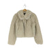 ザラ ZARA ショート丈フェイクファーコート レディース import:S