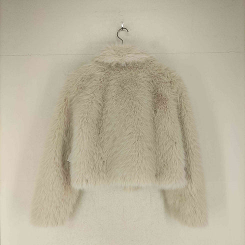 ザラ ZARA ショート丈フェイクファーコート レディース import:S