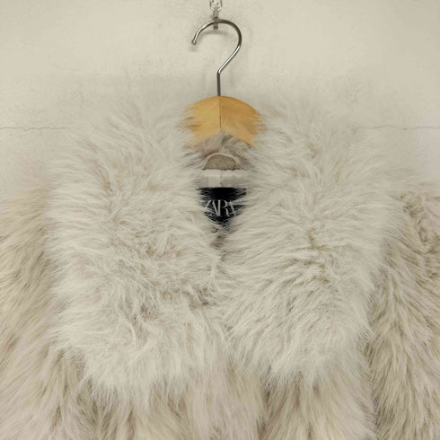 ザラ ZARA ショート丈フェイクファーコート レディース import:S