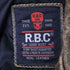 R.B.C 裏地キルティングジップアップレザージャケット メンズ import:L