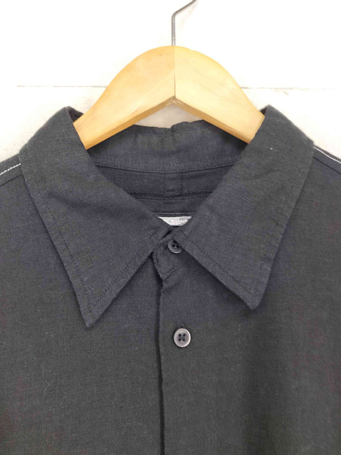 リネン&レーヨン ボックスシャツ メンズ XL