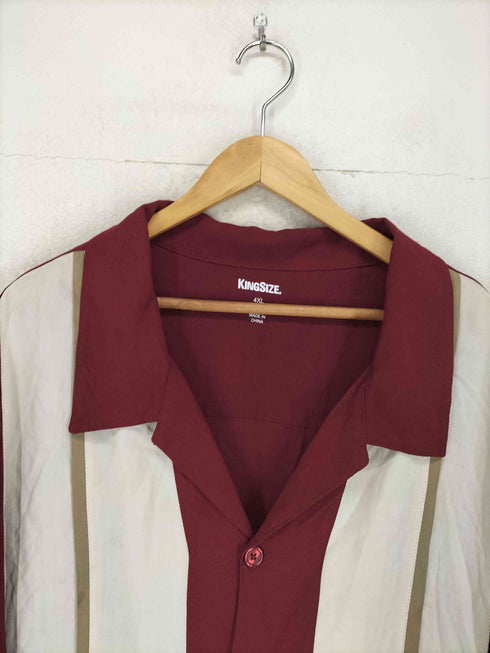 キングサイズ KINGSIZE 開襟シャツ メンズ 4XL