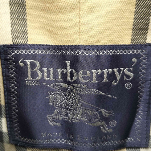 バーバリーズ BURBERRYS イングランド製ノヴァチェック ステンカラーコート メンズ