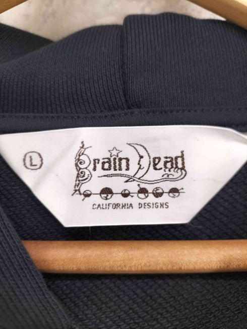 ブレインデッド BRAIN DEAD 25AW COLLEGIATE ZIP UP HOODIE メンズ import:L