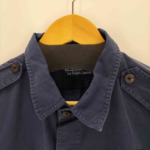 ポロバイラルフローレン Polo by RALPH LAUREN 90~00s バックプリント ミリタリーシャツ メンズ import:XL