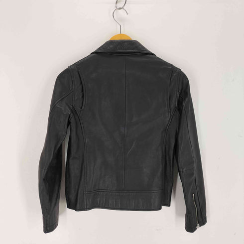 ビューティーアンドユースユナイテッドアローズ BEAUTY & YOUTH UNITED ARROWS LAMB LEATHER BY シープレザー ライダースジャケット レディース JPN:M