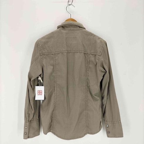バーバリーブラックレーベル BURBERRY BLACK LABEL 裏地ノバチェック ダメージ加工シャツジャケット メンズ import:L