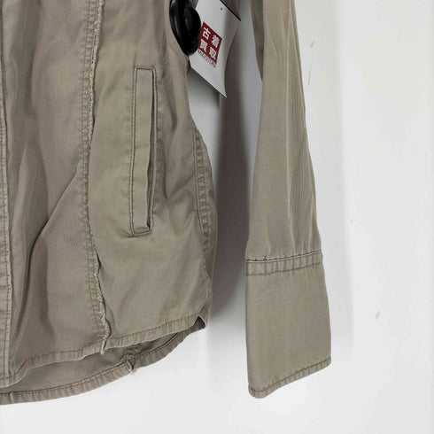 バーバリーブラックレーベル BURBERRY BLACK LABEL 裏地ノバチェック ダメージ加工シャツジャケット メンズ import:L
