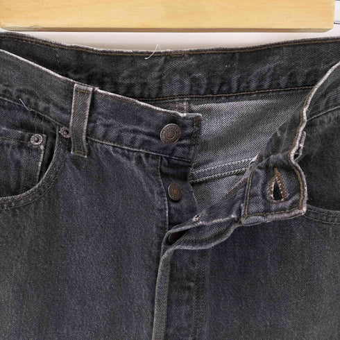 リーバイス Levis 501-0658 先染めブラック カットオフ メンズ US:32-33