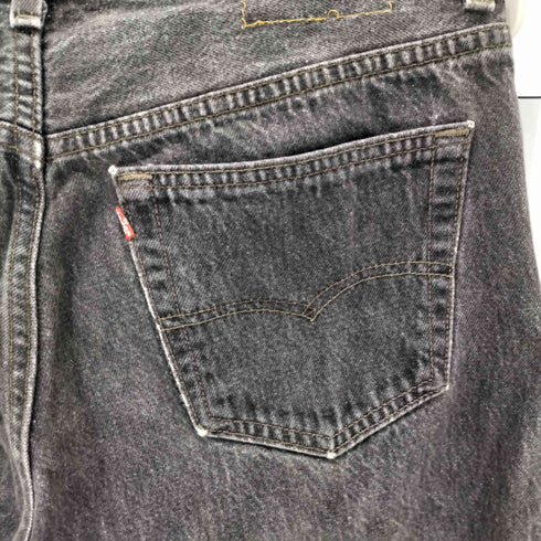 リーバイス Levis 501-0658 先染めブラック カットオフ メンズ US:32-33