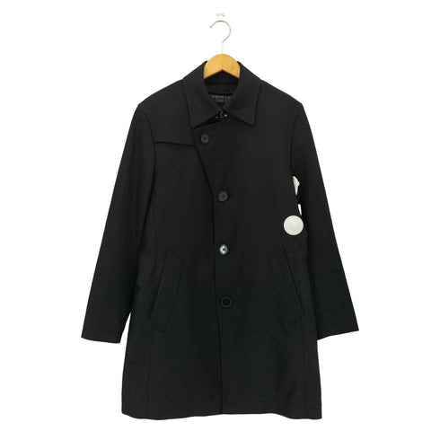 バーバリーブラックレーベル BURBERRY BLACK LABEL ウール混 ステンカラーコート メンズ M