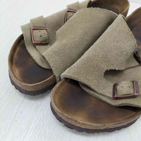ビルケンシュトック BIRKENSTOCK Zurich チューリッヒ スエード モンクストラップ サンダル トープ Soft Footbed メンズ JPN:26.5